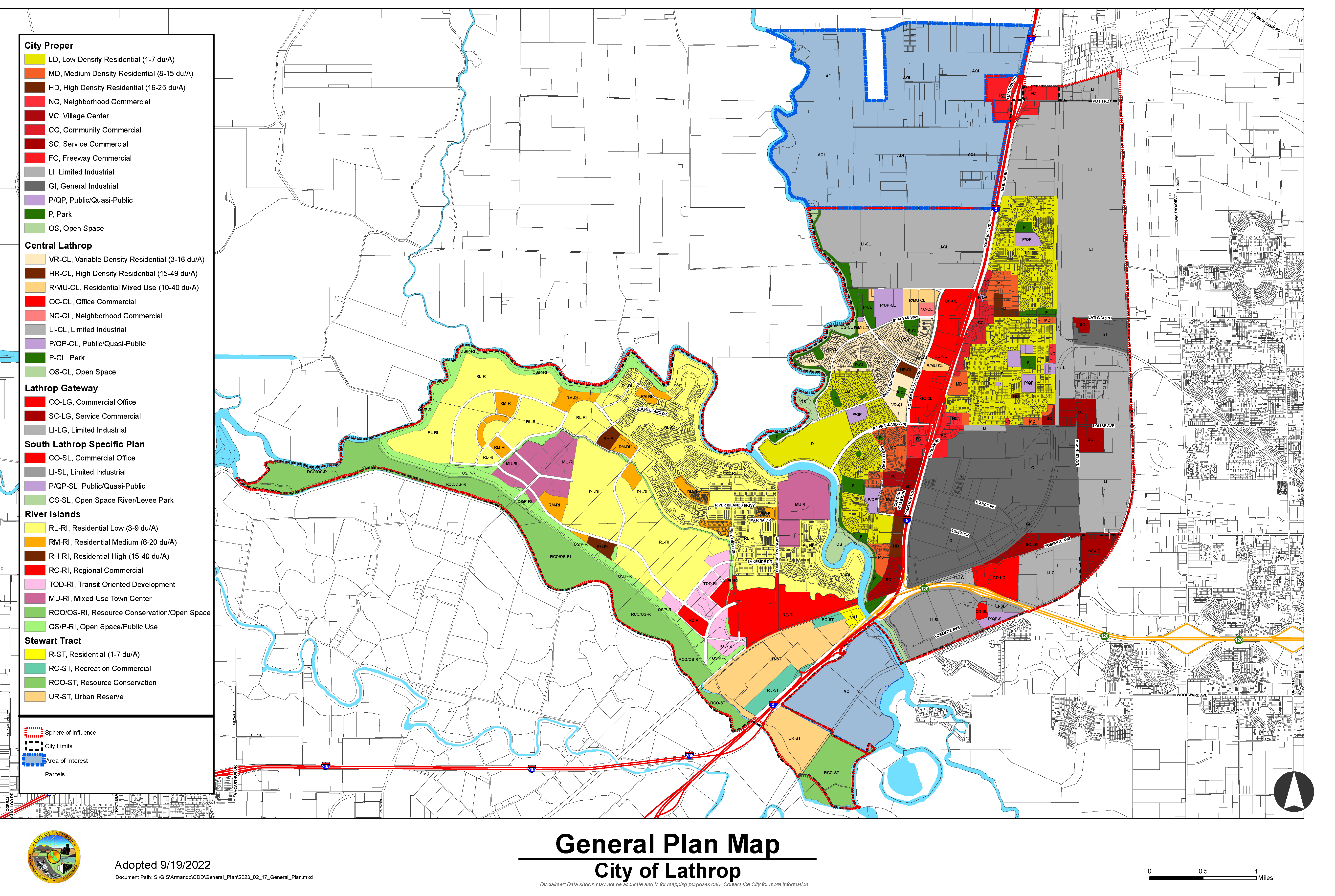 Lathrop General Plan City of Lathrop CA