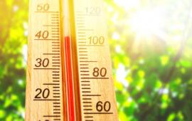 Thermometer with High Heat Warning