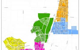 Map of garbage routes and collection days.