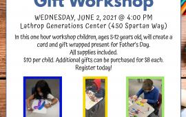Father's Day Gift Workshop