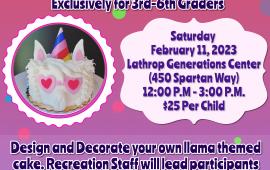Llama Cake Design