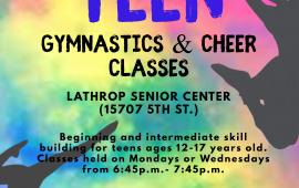 Teen Gymnastics & Cheer