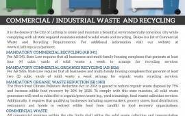 Commercial Waste and Recycling Requirements