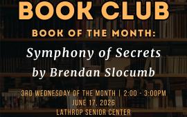 Book Club | 3rd Wednesday of the Month |2:00PM - 3:00PM | 15707 5th Street 