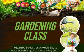 Gardening Class | 2nd Monday of the month | 3pm - 4pm | $7 | Register Today!