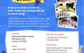 Summer Chess Camp | Chess Wizards | July 14 - 18 | Generations Center 450 Spartan Way | Ages 5-12