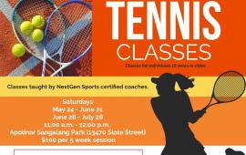 Adult Beginner Tennis Classes