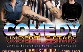 Comedy Under the Stars | Generations Amphitheater 450 Spartan Way | 6:30PM | Ages 18+ | Deaf Puppy Comedy Club