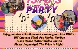 Teen Retro Night |Friday, Jan 23rd | Gen Center 450 Spartan Way | 6pm - 8Pm | $15 Per Teen | 7th - 12th Grade 