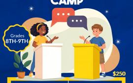 The Art of Persuasion Camp | July 6 - 9 | 3pm - 5pm | Yearn 2 Learn Academy 17371 S. Manthey Rd | 8th - 9th grades |Fee $250 