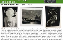 Artist of the Month | John Russell | June 1 - July 1, 2026