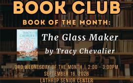 Book Club | 3rd Wednesday of the Month |2:00PM - 3:00PM | 15707 5th Street 