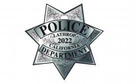 New Lathrop Police Department Badge