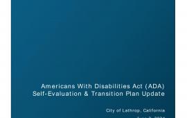 City of Lathrop Self Evaluation and Transition Plan