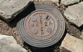 Water Meter in ground