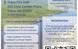 Tracy Subbasin Public Workshop Flyer