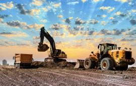 Image of construction site being prepared for grading
