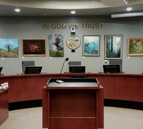 Lathrop Council Chamber