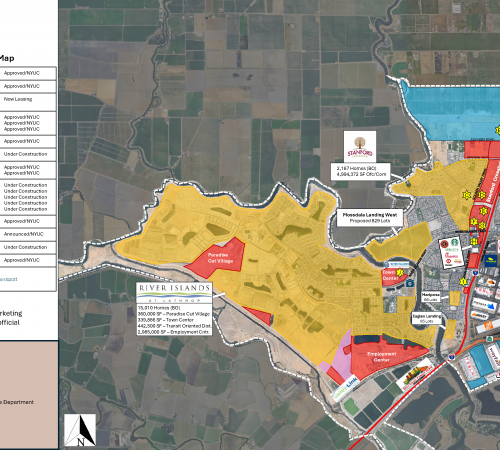City of Lathrop New Development and Opportunity Sites Map 