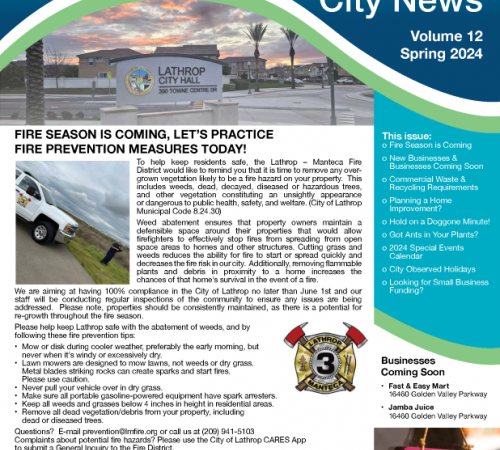 LathropSMART City News - Spring 2024 Newsletter