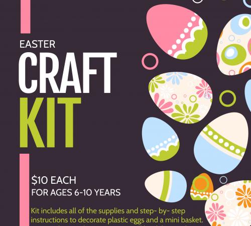 Easter Craft Kit Flyer