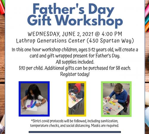 Father's Day Gift Workshop