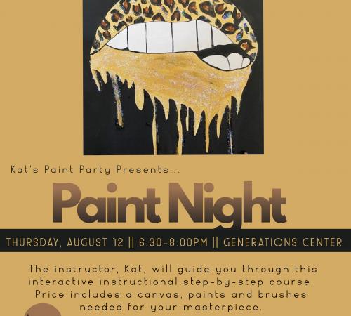 Paint Night - August 12