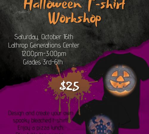 D.I.Y. Halloween T-shirt Workshop