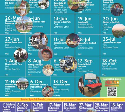 2025 Special Events Calendar