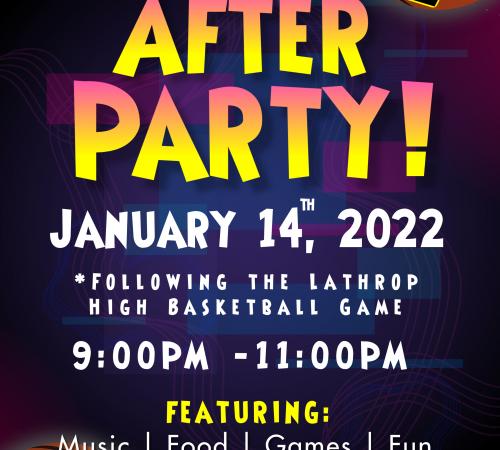 Teen After Party Flyer