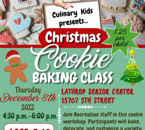 Christmas Cookie Baking Class
