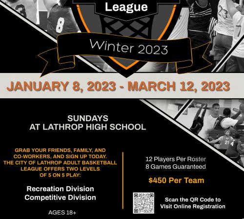 Men's Adult Winter Basketball League