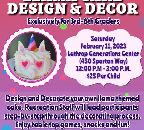 Llama Cake Design
