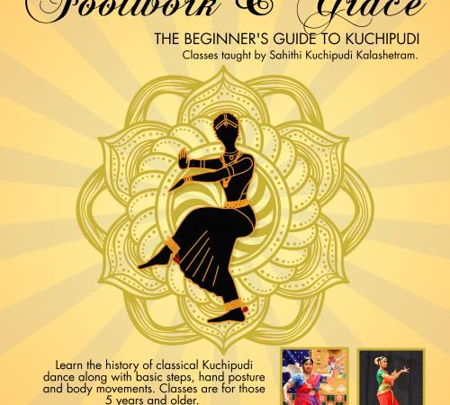 Footwork & Grace | Beginner's guide to Kuchipudi | Fridays 4PM - 4:45PM | Located at the Community Center 15557 5th St | $60 
