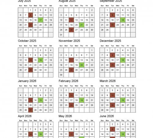Silver Harvest and Commodities Calendar FY25|26