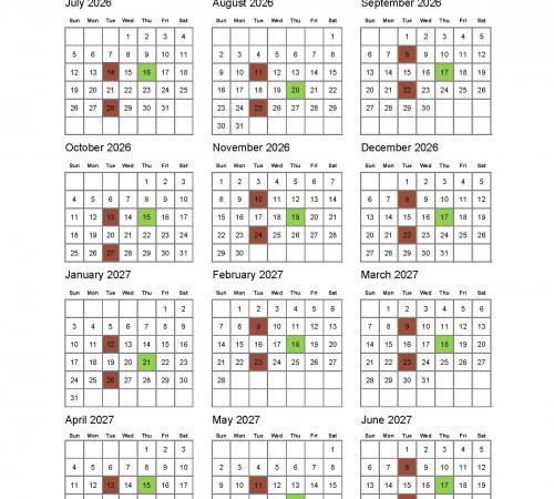 Silver Harvest and Commodities Calendar FY26|27 Silver Harvest and Commodities Calendar FY26|27