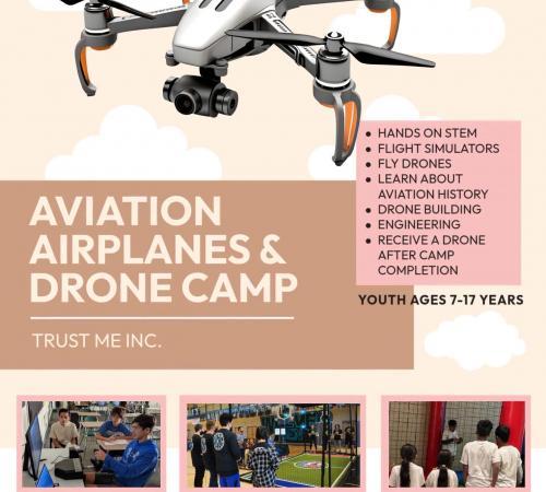 Trust Me Aviation Airplanes and Drone Camp | June 23-27 | 9AM - 4PM | Generations Center 450 Spartan Way