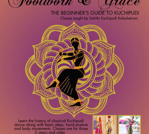 Footwork & Grace | The Beginner's Guide to Kuchipudi | Saturdays in June | 11-11:45 AM | $60 per session | Gen Center 