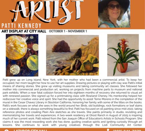 Artist of the Month October 1 - November 1