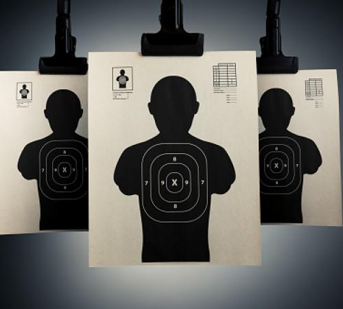 Picture of Police Range Targets for Practice and Training