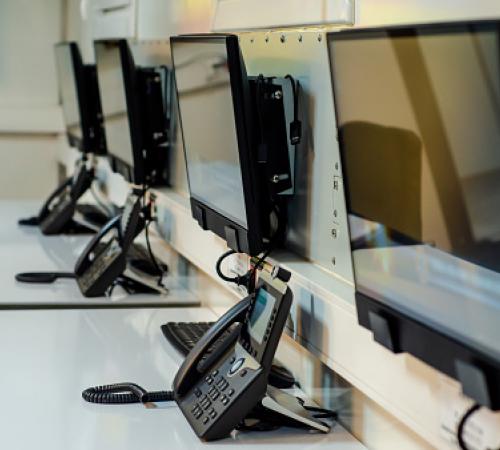 Photo of Computer Monitors and Phones