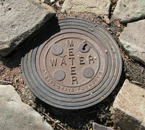 Water Meter in ground