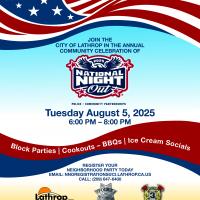 2025 National Night Out Promotional Flier