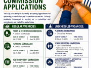 City of Lathrop Seeking Commission Applications 