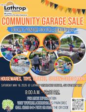 Community Garage | Sat. May 16th | 8AM - 12PM | Gen Center 450 Spartan Way | BECOME A VENDOR $30 18x18 SPACE