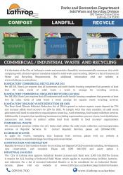 Commercial Waste and Recycling Requirements