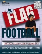 Adult Flag Football | Jun 9 - Aug 4 | Monday Evenings | Mossdale Landing Community Park 700 Towne Centre Drive Adult Flag Football | Jun 9 - Aug 4 | Monday Evenings | Mossdale Landing Community Park 700 Towne Centre Drive