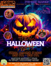 Teen Halloween Party | Friday, Oct. 17th | Generations Center 450 Spartan Way | 6PM - 9PM | $15 Pre-Reg | $20 at the Door