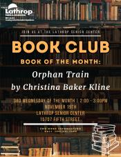 Book Club | 3rd Wednesday of the Month |2:00PM - 3:00PM | 15707 5th Street Book Club | 3rd Wednesday of the Month |2:00PM - 3:00PM | 15707 5th Street