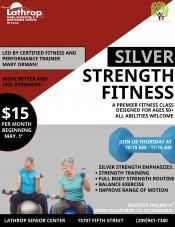 Silver Fitness classes hosted at the Senior Center.
